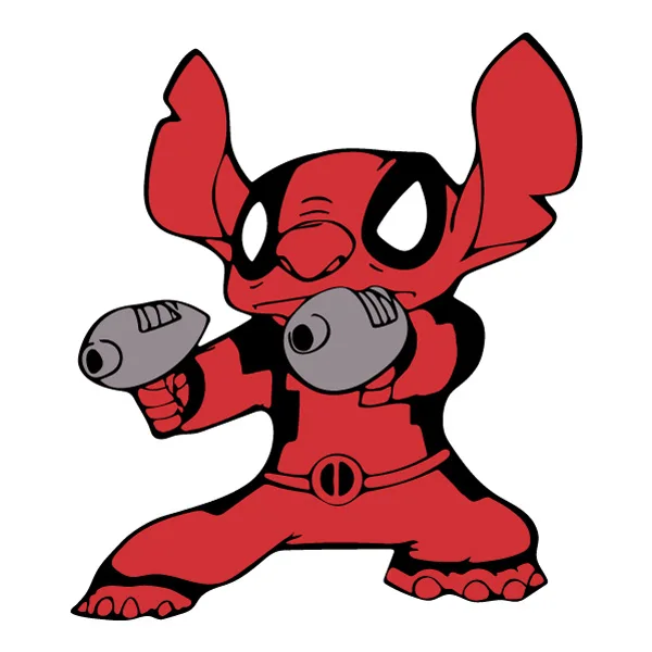 Action Pose Stitch as Deadpool Full Body SVG PNG Clipart Action Pose Stitch as Deadpool Full Body SVG PNG Clipart - Free Cartoon Vector Illustration PNG SVG AI EPS Download