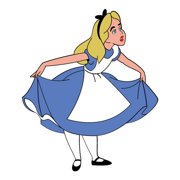 Alice Curious Standing Pose SVG PNG Clipart Alice Curious Standing Pose SVG PNG Clipart - Free Cartoon Vector Illustration PNG SVG AI EPS Download