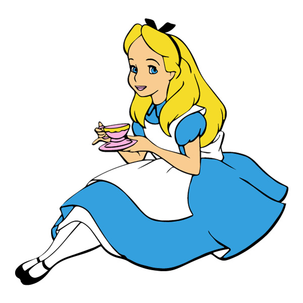 Alice Sitting Tea Cup Pose SVG PNG Clipart Alice Sitting Tea Cup Pose SVG PNG Clipart - Free Cartoon Vector Illustration PNG SVG AI EPS Download