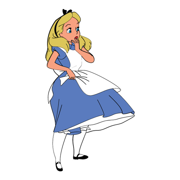 Alice Walking Blue Dress SVG PNG Clipart Alice Walking Blue Dress SVG PNG Clipart - Free Cartoon Vector Illustration PNG SVG AI EPS Download