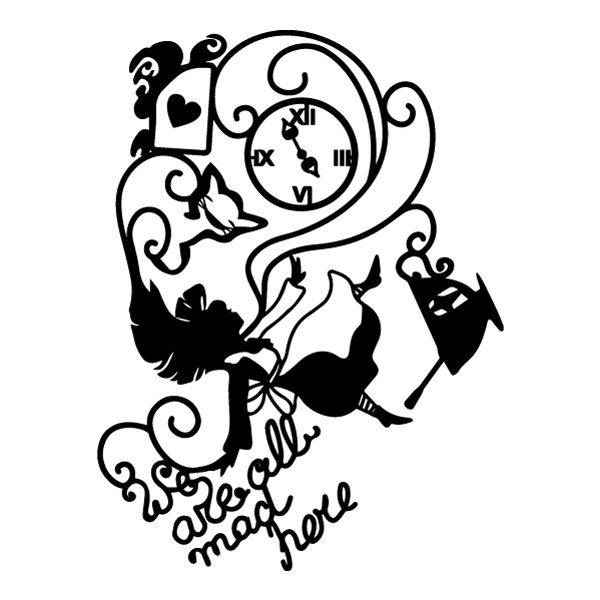 Alice Wonderland Clock Tea Party Silhouette SVG PNG Clipart Alice Wonderland Clock Tea Party Silhouette SVG PNG Clipart - Free Cartoon Vector Illustration PNG SVG AI EPS Download