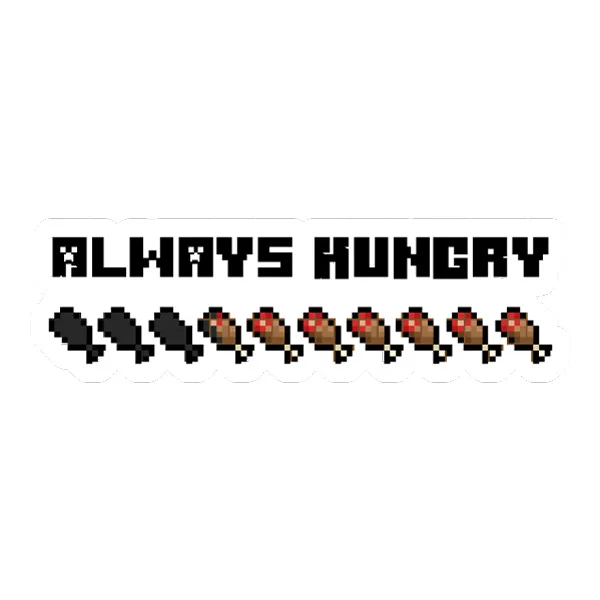 Always Hungry Minecraft Hunger Bar Pixel Art SVG PNG Clipart Always Hungry Minecraft Hunger Bar Pixel Art SVG PNG Clipart - Free Cartoon Vector Illustration PNG SVG AI EPS Download
