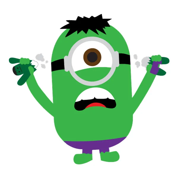 Angry Hulk Minion Standing Full Body Flat Design SVG PNG Clipart Angry Hulk Minion Standing Full Body Flat Design SVG PNG Clipart - Free Cartoon Vector Illustration PNG SVG AI EPS Download