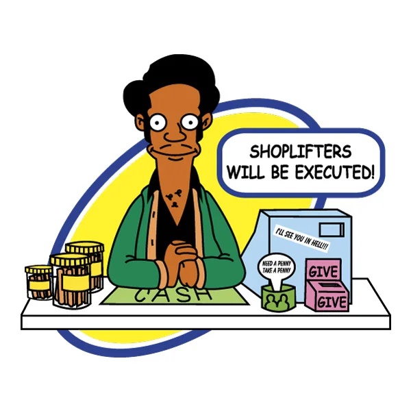 Apu Nahasapeemapetilon Standing Behind Counter Cartoon SVG PNG Clipart Apu Nahasapeemapetilon Standing Behind Counter Cartoon SVG PNG Clipart - Free Cartoon Vector Illustration PNG SVG AI EPS Download