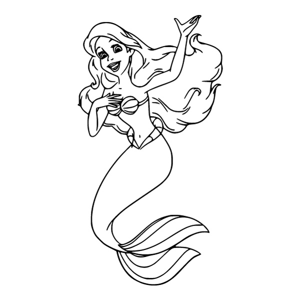 Ariel Mermaid Line Art Cartoon Vector SVG PNG Clipart Ariel Mermaid Line Art Cartoon Vector SVG PNG Clipart - Free Cartoon Vector Illustration PNG SVG AI EPS Download