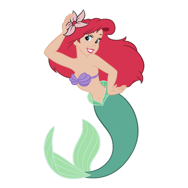 Ariel Mermaid Waving Cartoon SVG PNG Clipart Ariel Mermaid Waving Cartoon SVG PNG Clipart - Free Cartoon Vector Illustration PNG SVG AI EPS Download