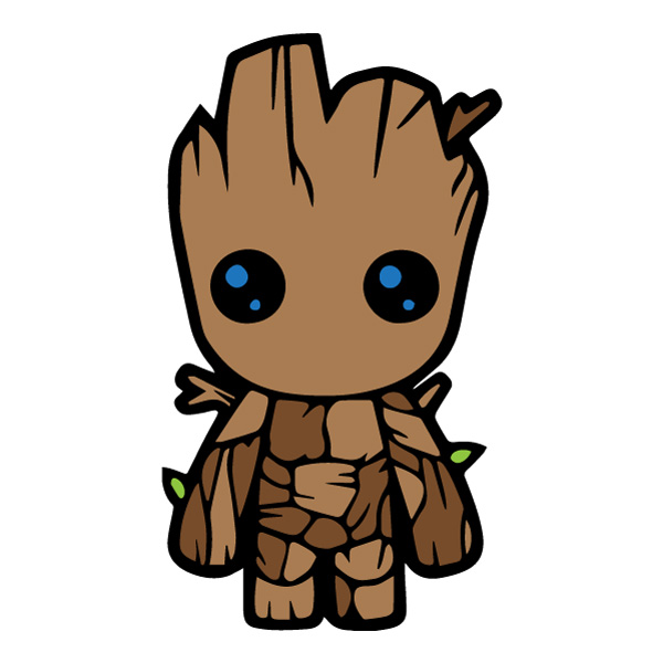 Baby Groot Blue Eyes Standing Character SVG PNG Clipart Baby Groot Blue Eyes Standing Character SVG PNG Clipart - Free Cartoon Vector Illustration PNG SVG AI EPS Download