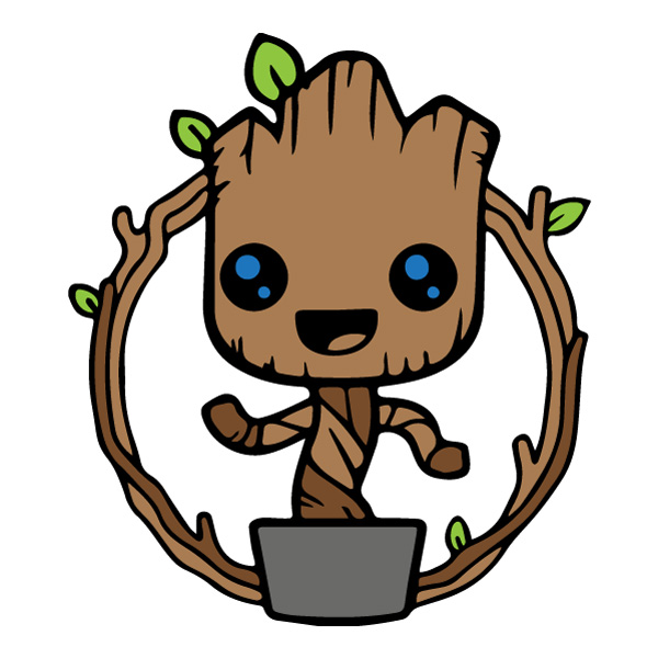 Baby Groot Vine Circle Potted Plant SVG PNG Clipart Baby Groot Vine Circle Potted Plant SVG PNG Clipart - Free Cartoon Vector Illustration PNG SVG AI EPS Download