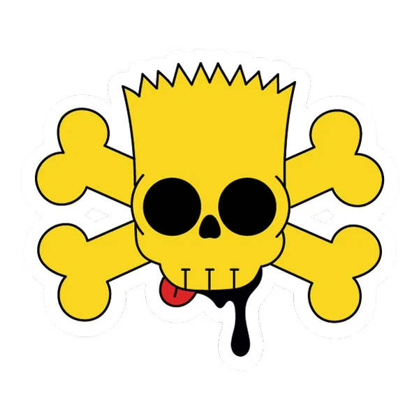 Bart Simpson Skull and Crossbones Streetwear Style SVG PNG Clipart Bart Simpson Skull and Crossbones Streetwear Style SVG PNG Clipart - Free Cartoon Vector Illustration PNG SVG AI EPS Download