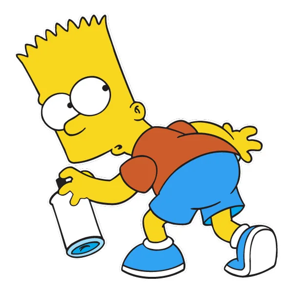 Bart Simpson Spraying Graffiti Full Body Cartoon SVG PNG Clipart Bart Simpson Spraying Graffiti Full Body Cartoon SVG PNG Clipart - Premium Cartoon Vector Illustration PNG SVG AI EPS Download