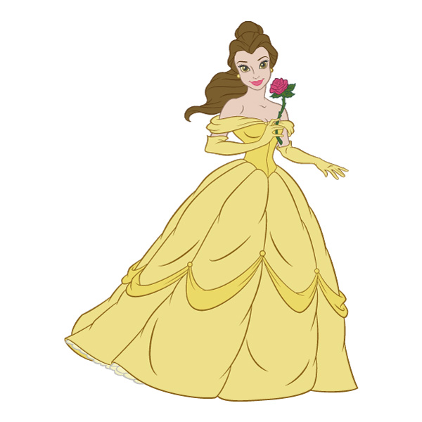 Belle Holding Rose Princess Cartoon SVG PNG Clipart Belle Holding Rose Princess Cartoon SVG PNG Clipart - Free Cartoon Vector Illustration PNG SVG AI EPS Download