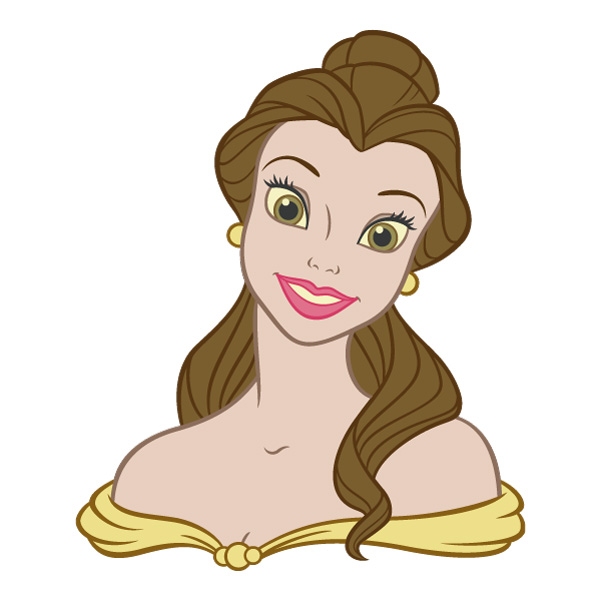 Belle Princess Portrait Cartoon SVG PNG Clipart Belle Princess Portrait Cartoon SVG PNG Clipart - Free Cartoon Vector Illustration PNG SVG AI EPS Download