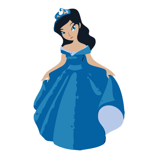 Blue Dress Princess Full Body Cartoon SVG PNG Clipart Blue Dress Princess Full Body Cartoon SVG PNG Clipart - Free Cartoon Vector Illustration PNG SVG AI EPS Download