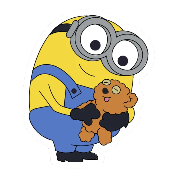 Bob the Minion Holding Teddy Bear Full Body SVG PNG Clipart Bob the Minion Holding Teddy Bear Full Body SVG PNG Clipart - Free Cartoon Vector Illustration PNG SVG AI EPS Download