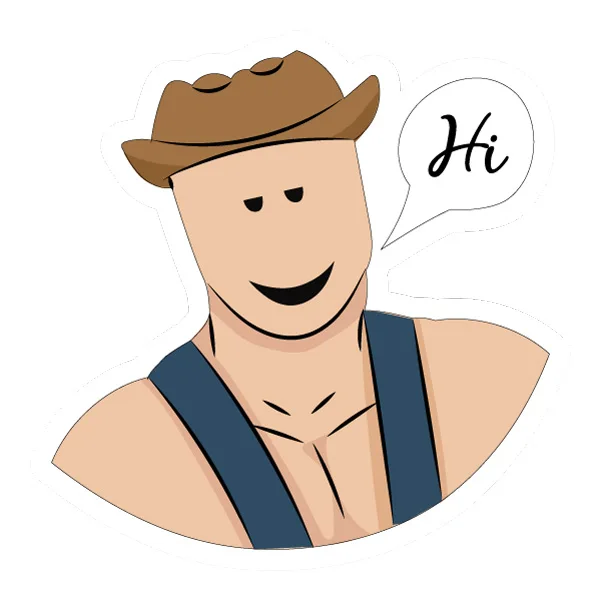 Buff Roblox Cowboy Saying Hi Bust SVG PNG Clipart Buff Roblox Cowboy Saying Hi Bust SVG PNG Clipart - Free Cartoon Vector Illustration PNG SVG AI EPS Download