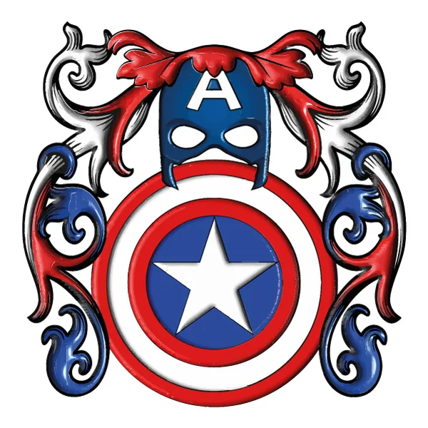 Captain America Shield and Mask Heraldic Crest SVG PNG Clipart Captain America Shield and Mask Heraldic Crest SVG PNG Clipart - Free Cartoon Vector Illustration PNG SVG AI EPS Download