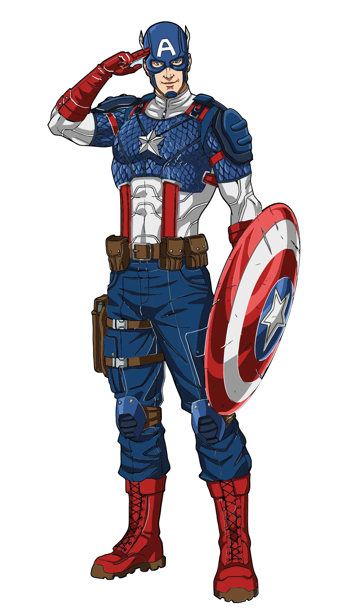 Captain America SVG PNG Clipart Captain America SVG PNG Clipart - Free Cartoon Vector Illustration PNG SVG AI EPS Download