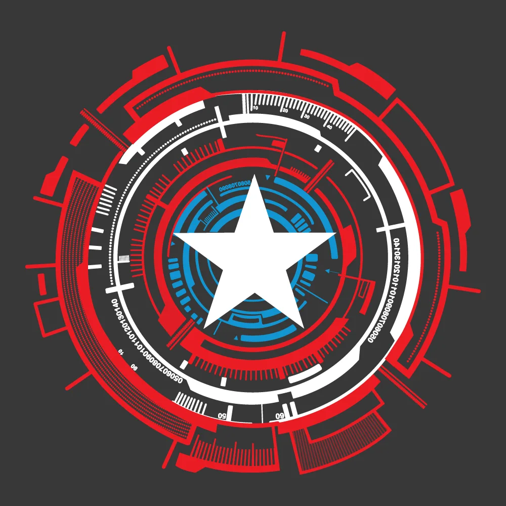 Captain America Tech Shield HUD Circular Emblem SVG PNG Clipart Captain America Tech Shield HUD Circular Emblem SVG PNG Clipart - Free Cartoon Vector Illustration PNG SVG AI EPS Download
