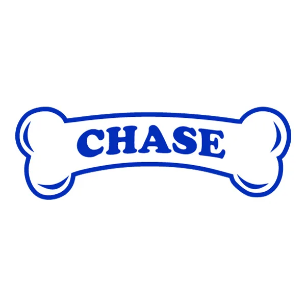Chase PAW Patrol Dog Bone Name Logo Flat Vector SVG PNG Clipart Chase PAW Patrol Dog Bone Name Logo Flat Vector SVG PNG Clipart - Free Cartoon Vector Illustration PNG SVG AI EPS Download