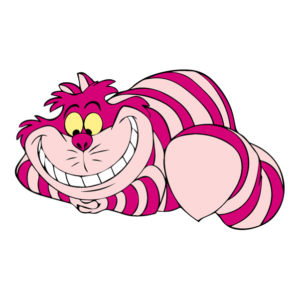 Cheshire Cat Crawling Pink Character SVG PNG Clipart Cheshire Cat Crawling Pink Character SVG PNG Clipart - Free Cartoon Vector Illustration PNG SVG AI EPS Download