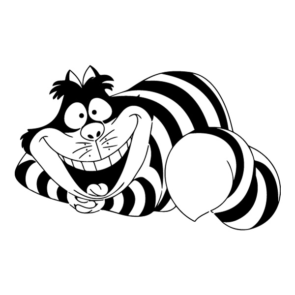 Cheshire Cat Lying Pose SVG PNG Clipart Cheshire Cat Lying Pose SVG PNG Clipart - Free Cartoon Vector Illustration PNG SVG AI EPS Download