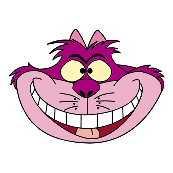 Cheshire Cat Pink Smile Face SVG PNG Clipart Cheshire Cat Pink Smile Face SVG PNG Clipart - Free Cartoon Vector Illustration PNG SVG AI EPS Download