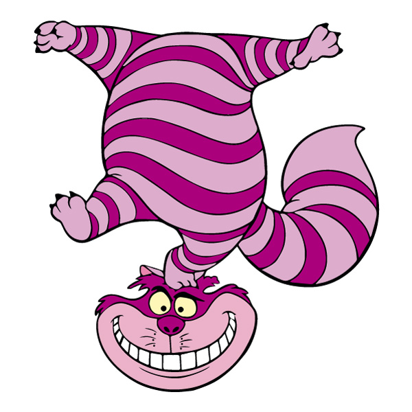Cheshire Cat Upside Down Pose SVG PNG Clipart Cheshire Cat Upside Down Pose SVG PNG Clipart - Free Cartoon Vector Illustration PNG SVG AI EPS Download