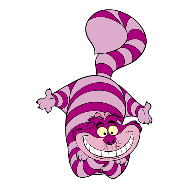 Cheshire Cat Upside Down Smile SVG PNG Clipart Cheshire Cat Upside Down Smile SVG PNG Clipart - Free Cartoon Vector Illustration PNG SVG AI EPS Download