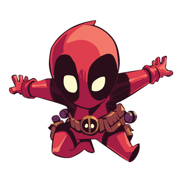 Chibi Deadpool Arms Open Cartoon Superhero SVG PNG Clipart Chibi Deadpool Arms Open Cartoon Superhero SVG PNG Clipart - Free Cartoon Vector Illustration PNG SVG AI EPS Download