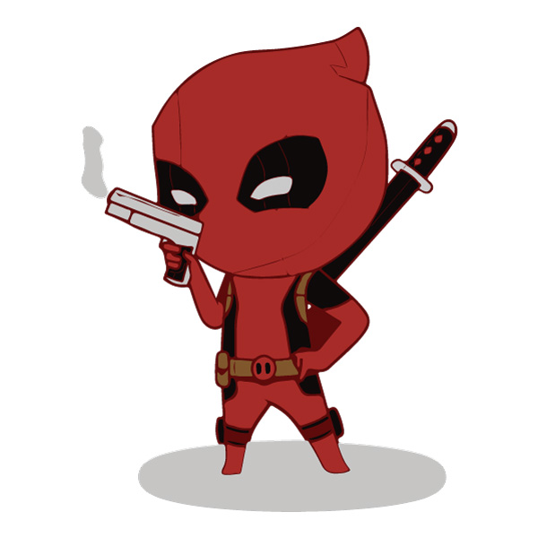 Chibi Deadpool Dual Pistols Superhero SVG PNG Clipart Chibi Deadpool Dual Pistols Superhero SVG PNG Clipart - Free Cartoon Vector Illustration PNG SVG AI EPS Download