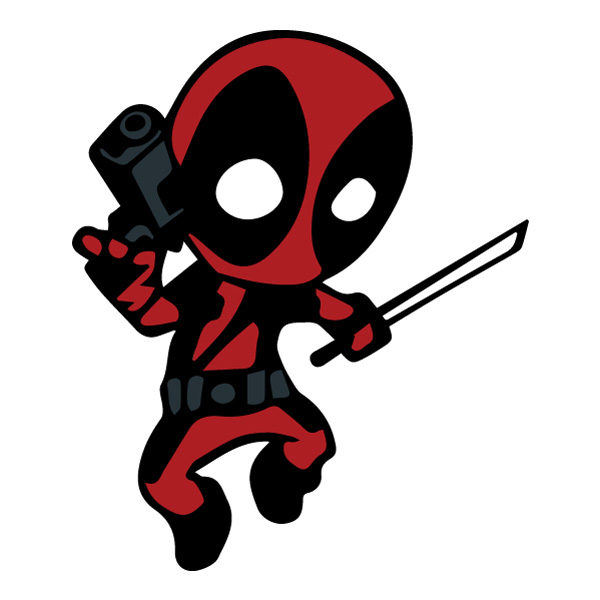 Chibi Deadpool Ninja Weapons Superhero SVG PNG Clipart Chibi Deadpool Ninja Weapons Superhero SVG PNG Clipart - Free Cartoon Vector Illustration PNG SVG AI EPS Download