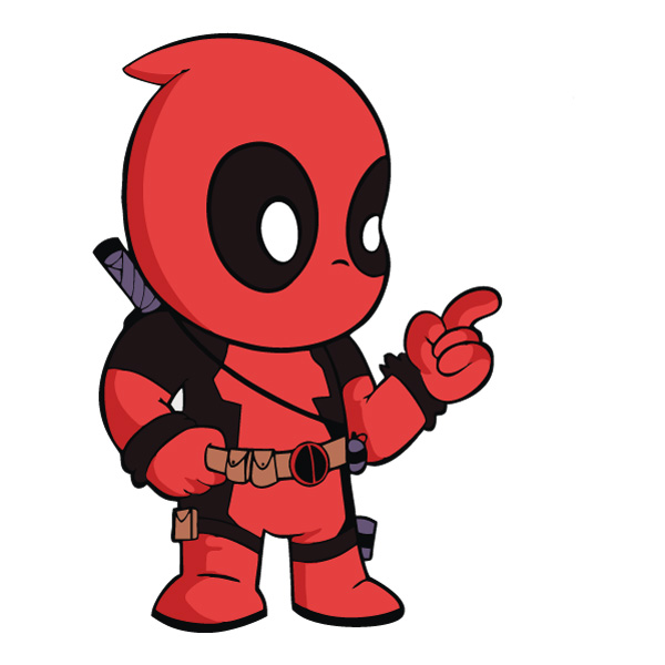 Chibi Deadpool Pointing Cartoon Superhero SVG PNG Clipart Chibi Deadpool Pointing Cartoon Superhero SVG PNG Clipart - Free Cartoon Vector Illustration PNG SVG AI EPS Download