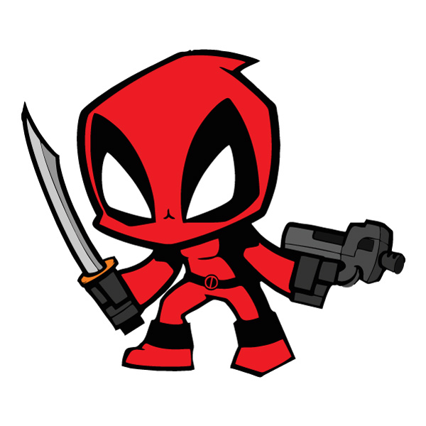 Chibi Deadpool Sword And Gun Superhero SVG PNG Clipart Chibi Deadpool Sword And Gun Superhero SVG PNG Clipart - Free Cartoon Vector Illustration PNG SVG AI EPS Download