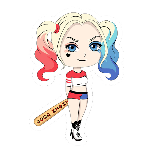 Chibi Harley Quinn Baseball Bat Cartoon SVG PNG Clipart Chibi Harley Quinn Baseball Bat Cartoon SVG PNG Clipart - Free Cartoon Vector Illustration PNG SVG AI EPS Download