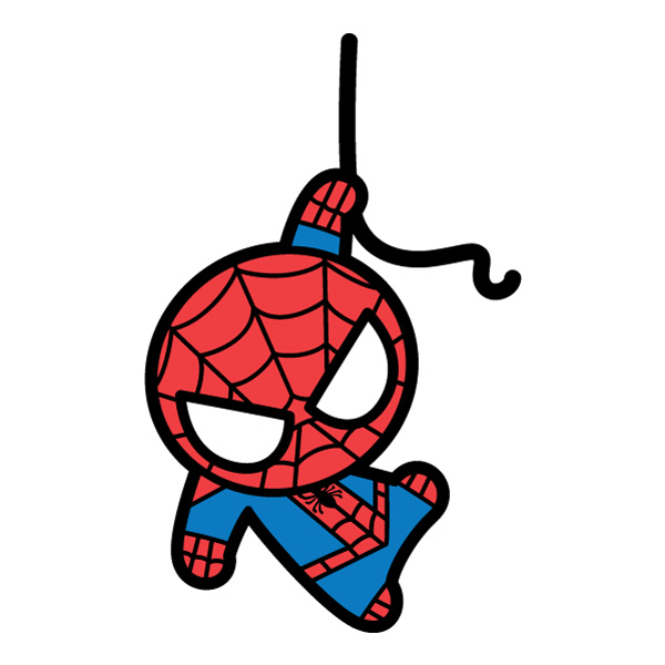 Chibi Spider-Man Hanging Upside Down Superhero SVG PNG Clipart Chibi Spider-Man Hanging Upside Down Superhero SVG PNG Clipart - Free Cartoon Vector Illustration PNG SVG AI EPS Download