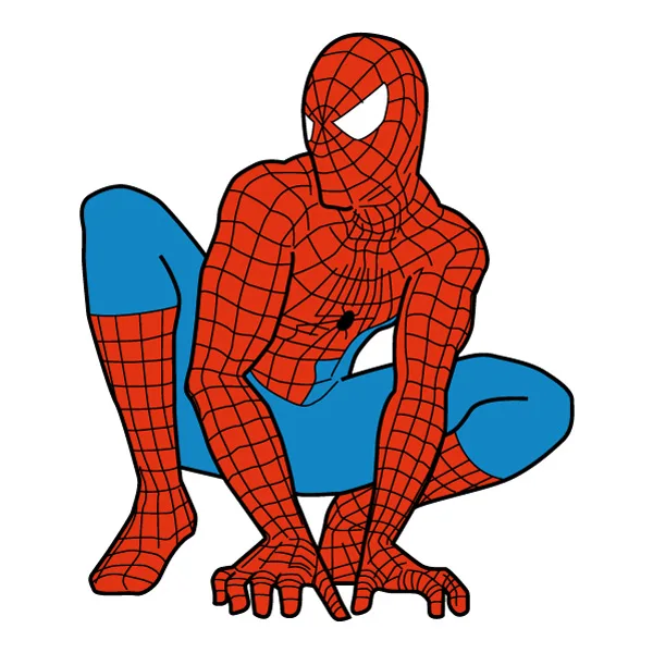 Crouching Comic Style Spider-Man Full Body SVG PNG Clipart for Cricut Cut File Crouching Comic Style Spider-Man Full Body SVG PNG Clipart for Cricut Cut File - Free Cartoon Vector Illustration PNG SVG AI EPS Download