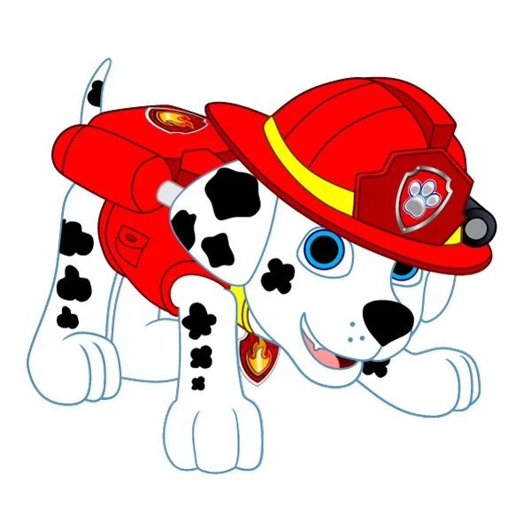 Crouching Marshall PAW Patrol Full Body SVG PNG Clipart Crouching Marshall PAW Patrol Full Body SVG PNG Clipart - Free Cartoon Vector Illustration PNG SVG AI EPS Download