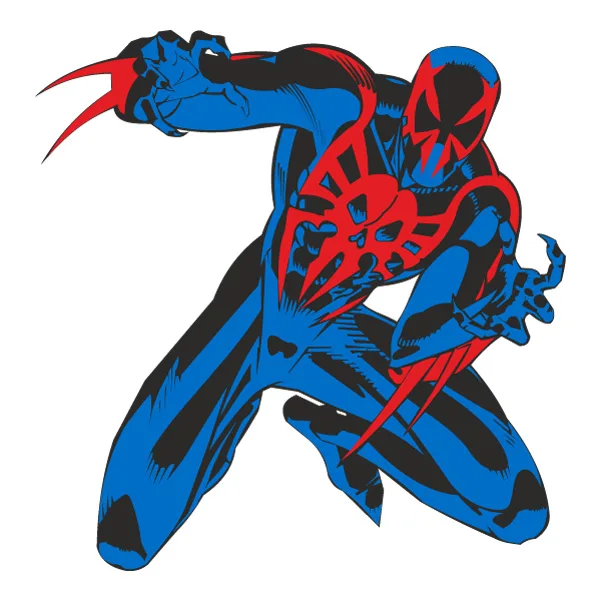 Crouching Spider-Man 2099 Comic Style Full Body SVG PNG Clipart Crouching Spider-Man 2099 Comic Style Full Body SVG PNG Clipart - Free Cartoon Vector Illustration PNG SVG AI EPS Download