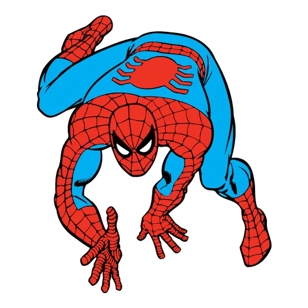 Crouching Spider-Man Retro Comic Style Full Body SVG PNG Clipart Crouching Spider-Man Retro Comic Style Full Body SVG PNG Clipart - Free Cartoon Vector Illustration PNG SVG AI EPS Download