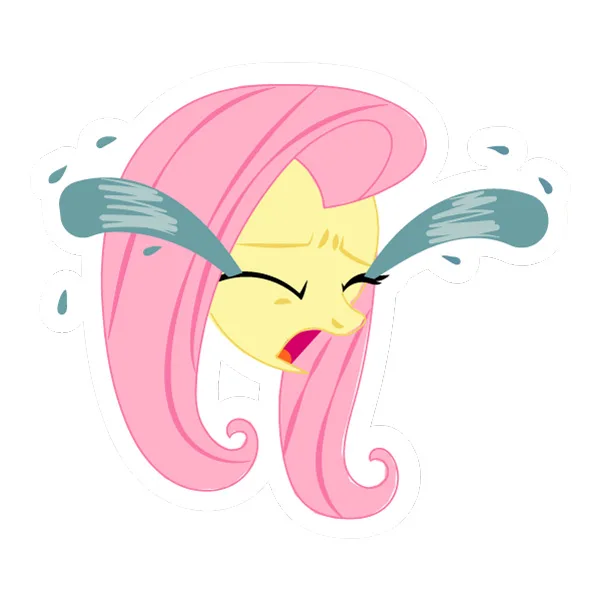Crying Fluttershy Head Flat Design SVG PNG Clipart Crying Fluttershy Head Flat Design SVG PNG Clipart - Free Cartoon Vector Illustration PNG SVG AI EPS Download