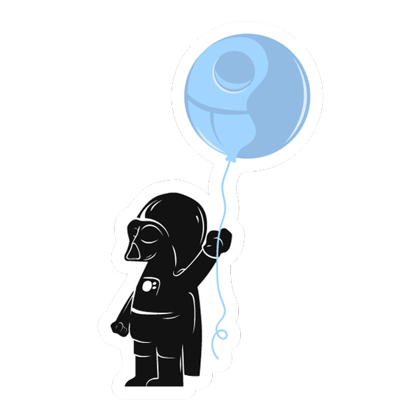 Cute Darth Vader Holding Death Star Balloon SVG PNG Clipart Cute Darth Vader Holding Death Star Balloon SVG PNG Clipart - Free Cartoon Vector Illustration PNG SVG AI EPS Download