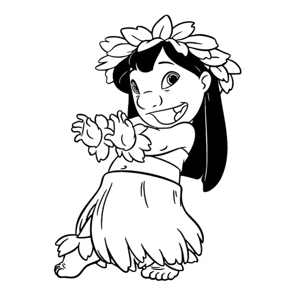 Dancing Lilo Pelekai Hula Pose Line Art Full Body SVG PNG Clipart Dancing Lilo Pelekai Hula Pose Line Art Full Body SVG PNG Clipart - Premium Cartoon Vector Illustration PNG SVG AI EPS Download