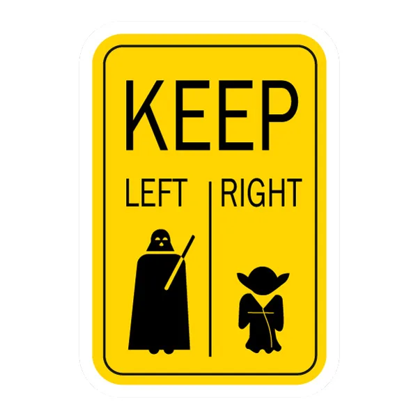 Darth Vader and Yoda Keep Left Right Road Sign Silhouette SVG PNG Clipart Darth Vader and Yoda Keep Left Right Road Sign Silhouette SVG PNG Clipart - Free Cartoon Vector Illustration PNG SVG AI EPS Download
