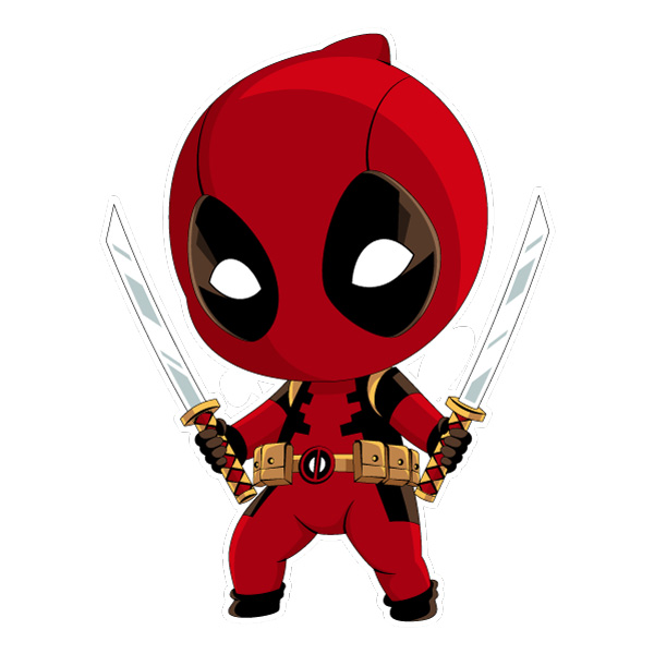 Deadpool Dual Swords Standing Chibi Superhero SVG PNG Clipart Deadpool Dual Swords Standing Chibi Superhero SVG PNG Clipart - Free Cartoon Vector Illustration PNG SVG AI EPS Download