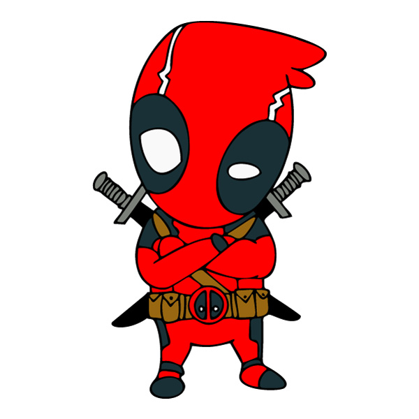 Deadpool Katanas Chibi Superhero SVG PNG Clipart Deadpool Katanas Chibi Superhero SVG PNG Clipart - Free Cartoon Vector Illustration PNG SVG AI EPS Download