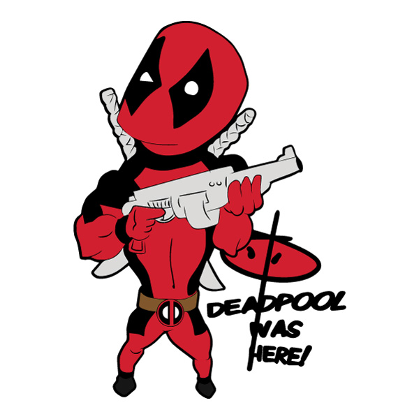 Deadpool Was Here Chibi Gun Superhero SVG PNG Clipart Deadpool Was Here Chibi Gun Superhero SVG PNG Clipart - Free Cartoon Vector Illustration PNG SVG AI EPS Download
