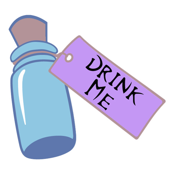 Drink Me Bottle Wonderland SVG PNG Clipart Drink Me Bottle Wonderland SVG PNG Clipart - Free Cartoon Vector Illustration PNG SVG AI EPS Download