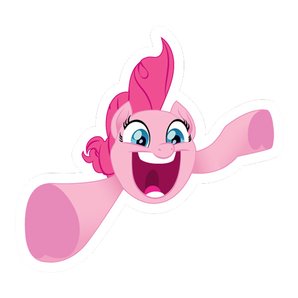 Excited Pinkie Pie My Little Pony Sticker Style SVG PNG Clipart Excited Pinkie Pie My Little Pony Sticker Style SVG PNG Clipart - Free Cartoon Vector Illustration PNG SVG AI EPS Download