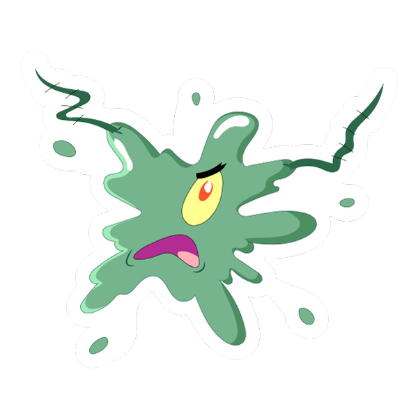 Green Splat Fish Cartoon Character SVG PNG Clipart Green Splat Fish Cartoon Character SVG PNG Clipart - Free Cartoon Vector Illustration PNG SVG AI EPS Download