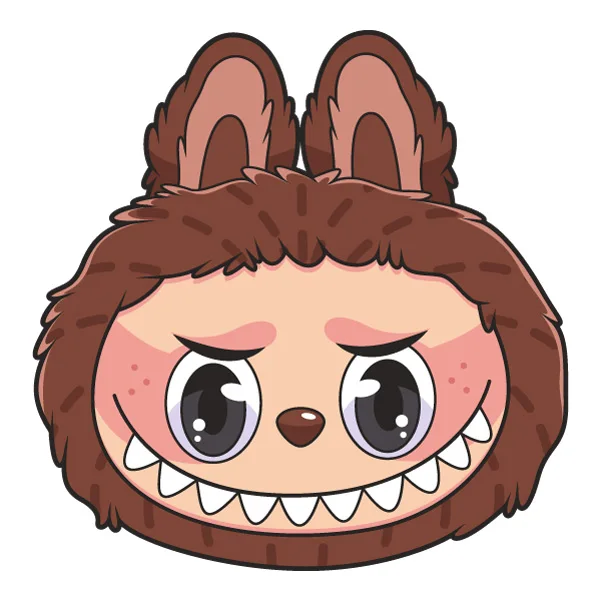 Grinning Labubu Head Mascot Flat Design SVG PNG Clipart Grinning Labubu Head Mascot Flat Design SVG PNG Clipart cartoon vector illustration